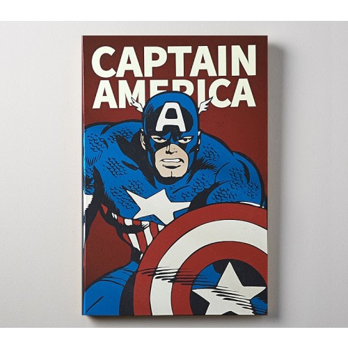 Marvel Super Heroes Glow-in-the-Dark Art (36" x 24")