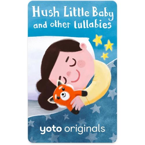 YOTO Hush Little Baby and Other Lullabies - Kids Audio Card for Use with Player & Mini All–in–1 Audio Player, Screen–Free Listening with Fun Festive Music for Playtime Travel & Parties, All Ages