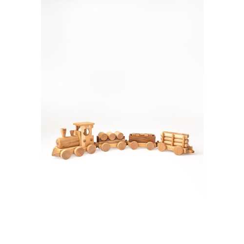 Timberland Express Wooden Train Set - Children's Toys