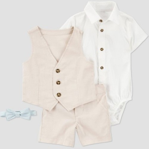 Carter's Just One You®️ Baby Vest & Shorts Set - Tan 6M
