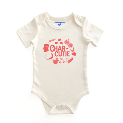 Charcutie Baby Bodysuit | 100% Cotton and Machine Washable – Chunky Deli