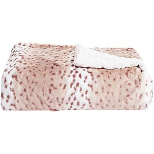 Luxury Leopard Baby Blanket - Ultra Soft & Fluffy Toddler Blanket for Winter, Cozy & Award-Winning Design, Ideal for Baby Showers (Ivory, Crib 30"x30")
