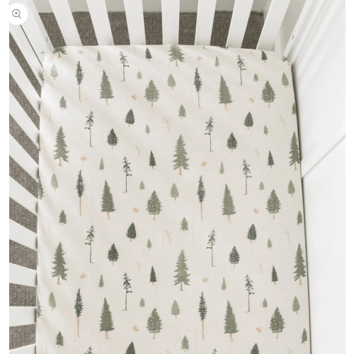 COTTON MUSLIN CRIB SHEETS