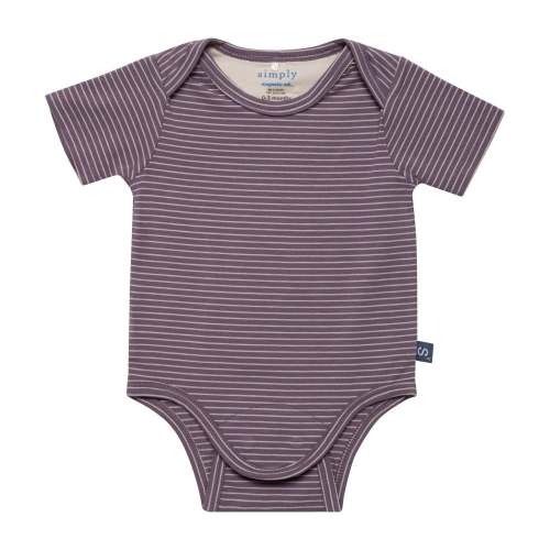 plum / rainy day stripe cloudstretch™ magnetic bodysuit – Magnetic Me