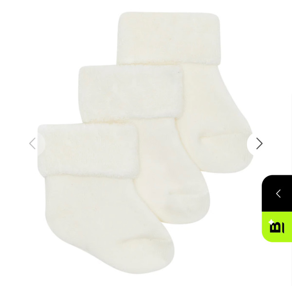 Bonds Baby Newbies Wondersock 3 Pack | Baby Socks | RXJG3N