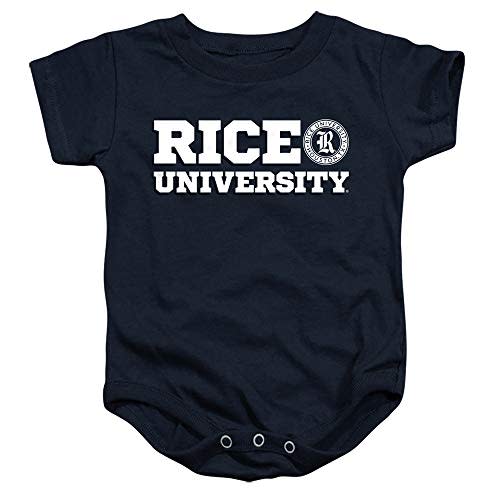 Rice University Official Block Text Unisex Infant Snap Suit for Baby
