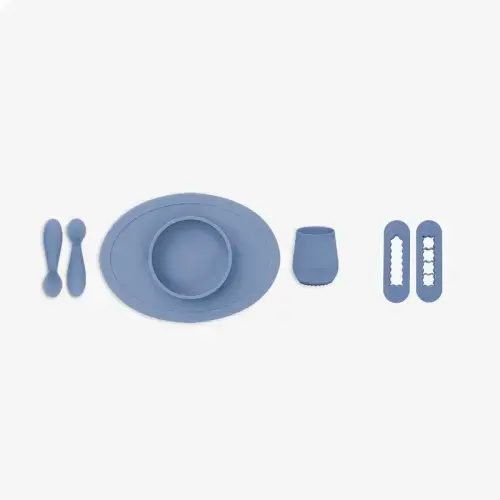 First Foods Set + BLW Food Cutters Bundle - Indigo