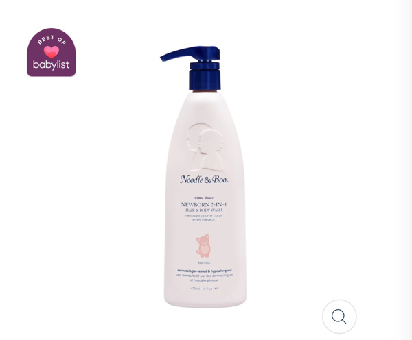 Newborn 2-in-1 Hair & Body Wash – Noodle & Boo