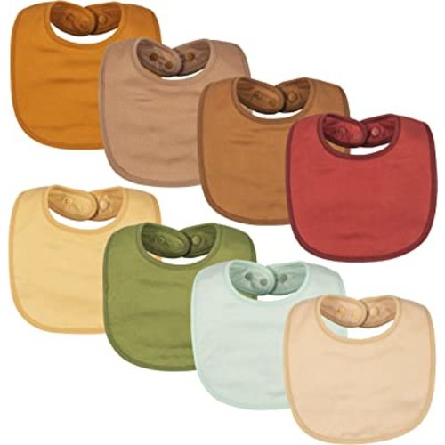 Tiny Twinkle Roundabout Drool Bibs Multi-Pack - 360 Rotating Water Resistant and Absorbent Teething Baby Bibs
