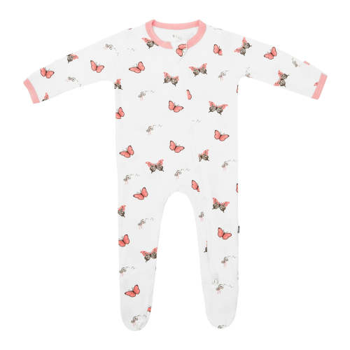 Zippered Print Footie
