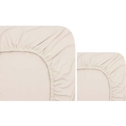 Cove Ribbed Crib Sheet + Changing Pad Cover Pack