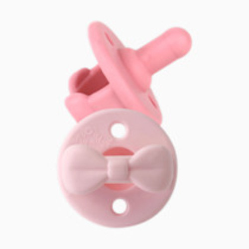 Itzy Ritzy 2-Pack Silicone Pacifiers - Pink