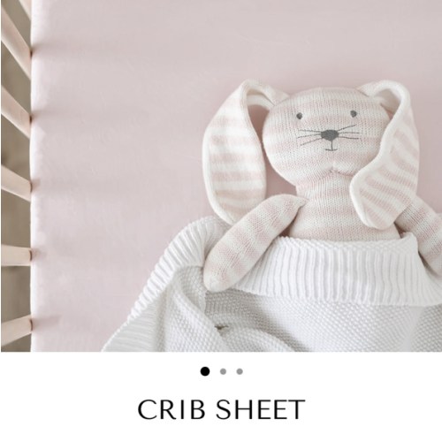 Simply Organic Bamboo Baby Crib Sheets | Soft & Hypoallergenic
