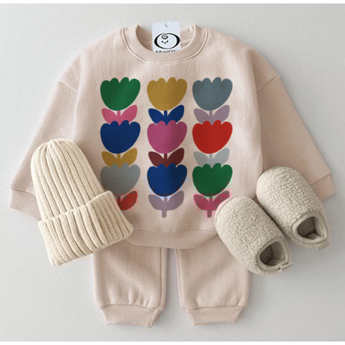 Baby Colorful Flowers 2-piece Set