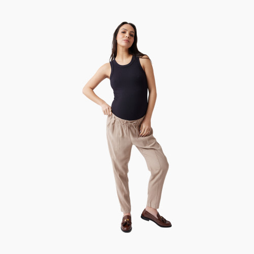 Ingrid and Isabel Seamless Rib Tank - Black, XL