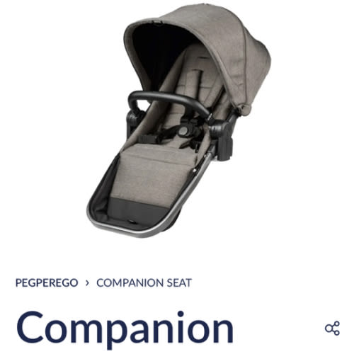 Companion Seat | technical sheet and price | Peg Perego