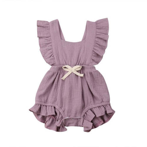 SIERRA Ruffle Romper - Hazel & Bo