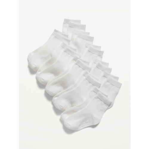 Unisex Crew Socks 10-Pack for Toddler & Baby