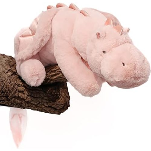 40In 5Lb Weighted Stuffed Animals,Cute Plush Dragon,Weighted Stuff Dinosaur Toy for Kids Adult Gift or Decoration (5lb, Pink)