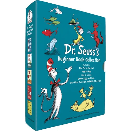 Dr. Seuss's Beginner Book Collection (Cat in the Hat, One Fish Two Fish, Green Eggs and Ham, Hop on Pop, Fox in Socks)