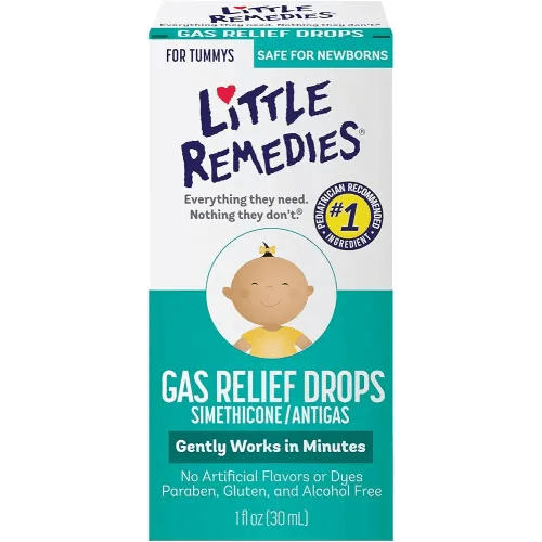 Little Remedies Gas Relief Drops | Natural Berry Flavor | 1 oz. | Pack of 1 | Gently Works in Minutes | Safe for Newborns