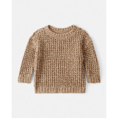 Baby Boy Textured Sweater - Khaki - Carter's | Carter's