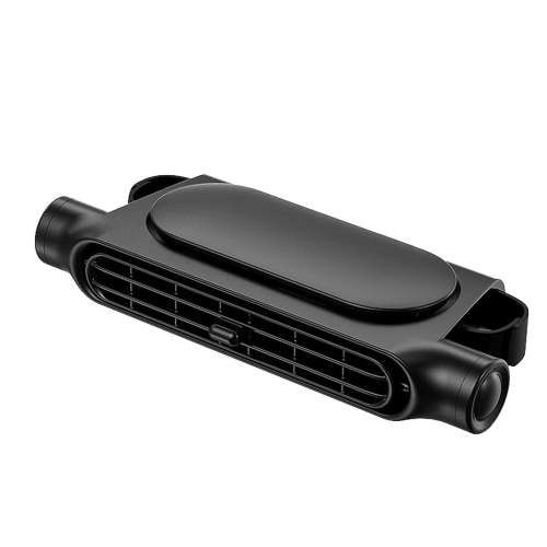 Black Usb Car Seat Fan Cool Powerful Twin Turbofan For Vehicles Cars Trucks 3 Speed Wind Regulation Type C Charging Easy Install Portable Low Noise #Ty511