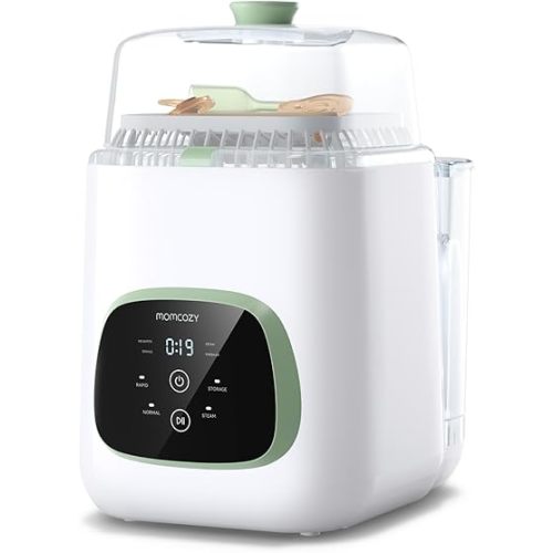 Momcozy KleanPal Pro Baby Bottle Washer, Sterilizer & Dryer - All-in-One Cleaning Machine for Bottles, Pump Parts & Baby Essentials - Time-Saving & Effortless Care