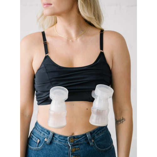 [LACE BACK] Amelia Pumping & Nursing Crop Cami