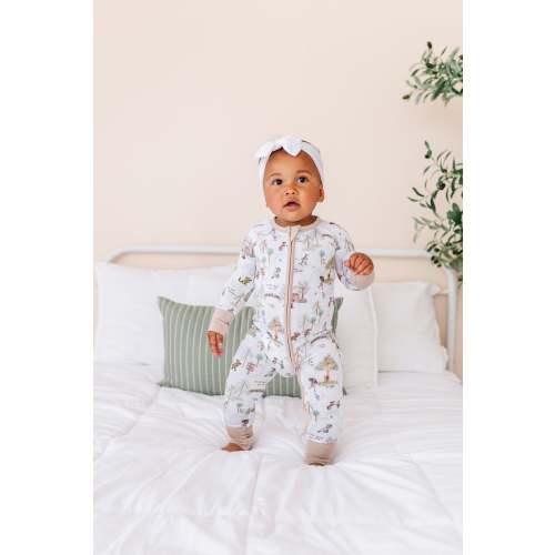 100 Acre Map Zip Romper