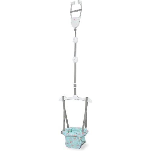 Bright Starts Disney Baby Winnie The Pooh Activity Door Jumper, Once Upon a Bounce, Toy Bar, Melodies & Vibrations, Newborn+