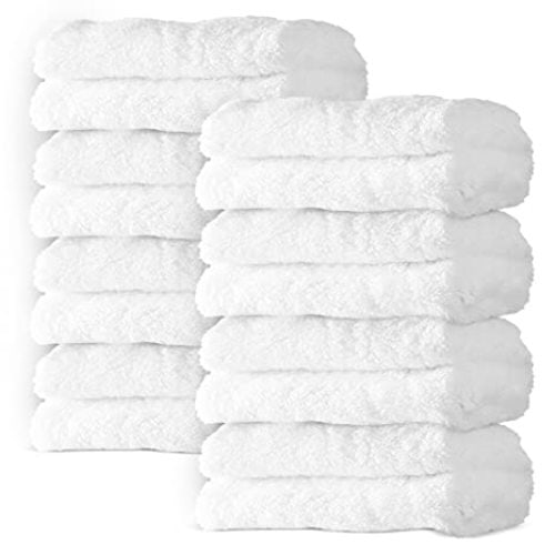 8 Pack Large Burp Cloths for Baby - 20" by 10" Ultra Absorbent Burping Cloth, Baby Washcloths, Newborn Towel - Milk Spit Up Rags - Burpy Cloths for Unisex, Boy, Girl - Burp Cloths Set(White)