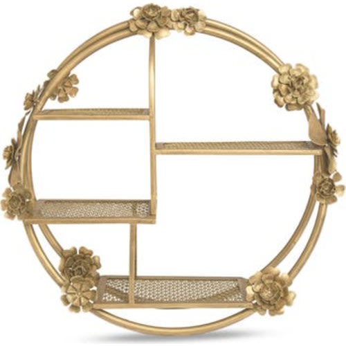 Flower Shelf Wall Decor