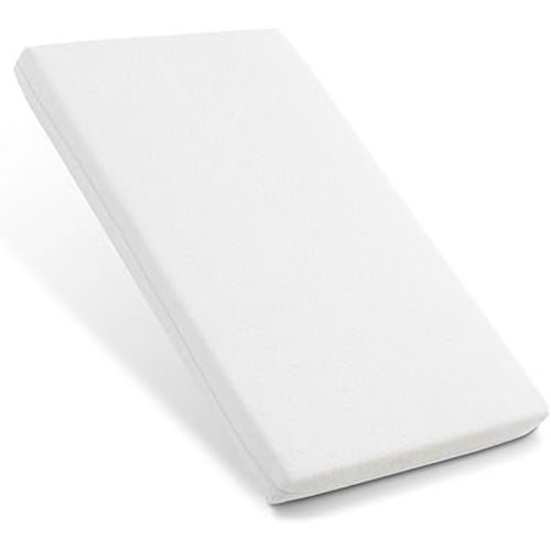 NeoBorn Pack and Play Mattress, 38 x 26 Pack N Play Mattress for Babies and Toddlers, Dual Sided Comfort Gel Memory Foam Mattress with Removable Breathable Soft Tencel Cover