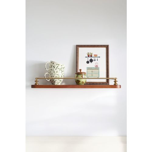 Amara Floating Wood Single Shelf 24"