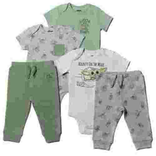 Star Wars The Child Newborn Baby Boys Bodysuits and Jogger Pants Newborn to Infant