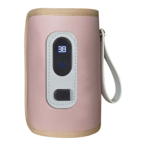 vankin Portable Baby Bottle Warmer with USB Power and 5-Speed Temperature Control, Compact Travel Insulation Cover for Warm Milk