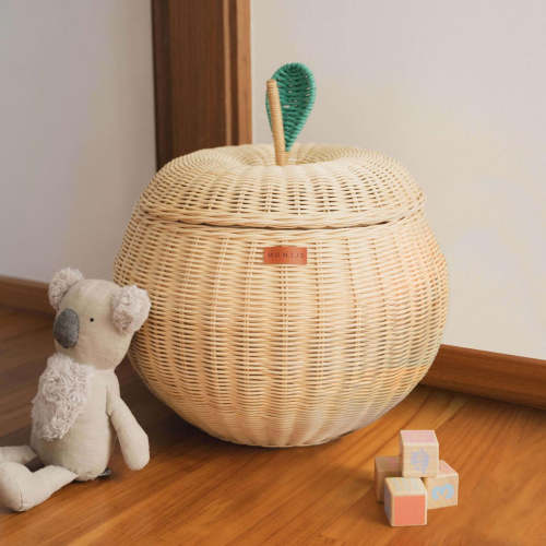 Apple Storage Basket - Natural – Manymoons