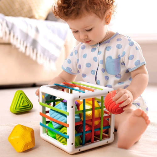 Montessori Shape Blocks - Keeps your child engaged