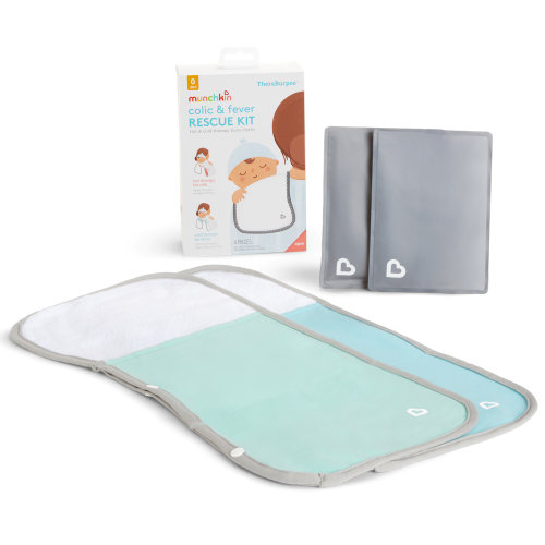 Munchkin TheraBurpee Baby Colic and Fever Rescue Kit, Unisex, Blue