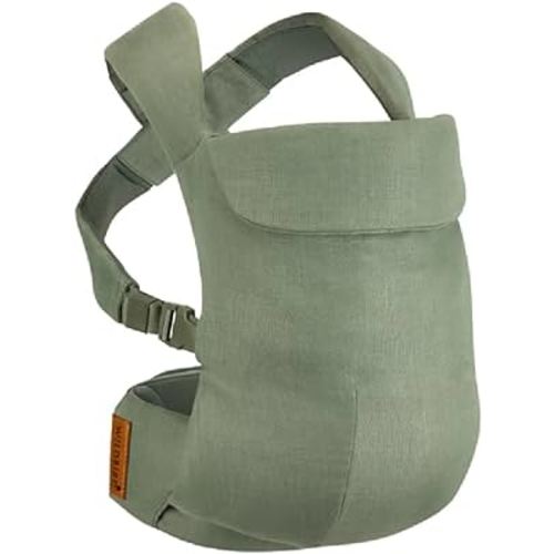 WildBird - Aerial Carrier - 7 to 45 lbs - for Moms, Dads & Caregivers - 100% Natural European Linen Fibers - Versatile & Adjustable - Small Size - Acadian Fabric