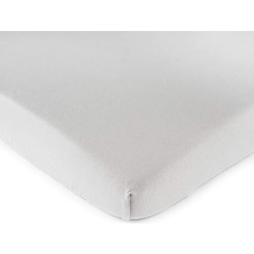 SheetWorld Fitted Bassinet Sheet Compatible with Nuna Mixx 12×29 – 100% Cotton Woven, Smooth & Durable, Secure Fit, Machine Washable, Made in USA – Solid Grey