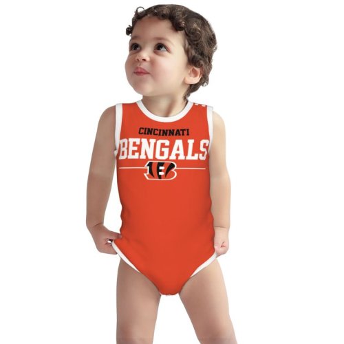 Cincinnati_Bengals Baby Short-Sleeve Bodysuit Boys and Girls Sports Football Team Logo for Baseball Fans Gifts