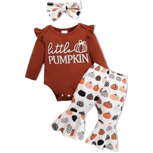 Baby Girl Clothes Newborn Infant Outfits Cute Summer Clothes Spring Romper Set+Hat+Headband