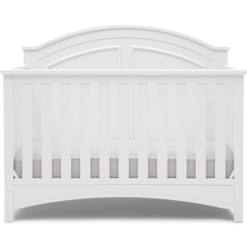 Amazon.com : Delta Children Perry 6-in-1 Convertible Crib - Greenguard Gold Certified, Bianca White : Baby