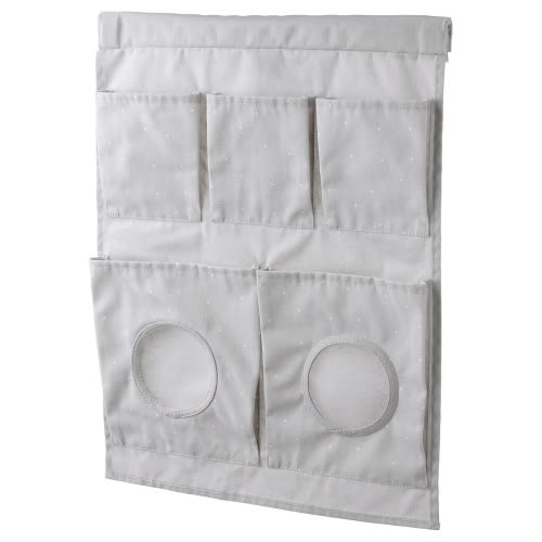 LEN Hanging storage - dotted/light gray 17 ¾x25 ¼ "