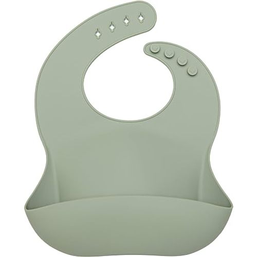 Loulou Lollipop Soft, Waterproof Silicone Feeding Bib