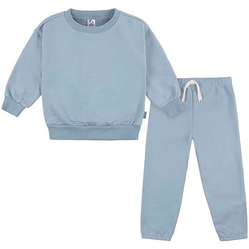 Gerber Baby & Toddler Boys' 2-Piece Fleece Sweatshirt and Jogger Set