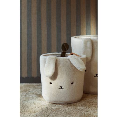 SMALL FLUFFY STORAGE BASKET