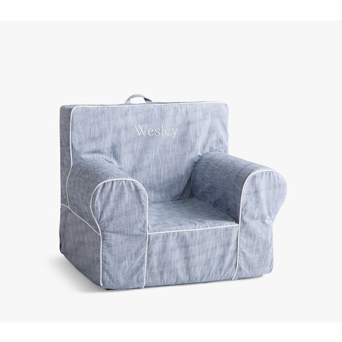 Anywhere Chair®, Chambray with White Piping